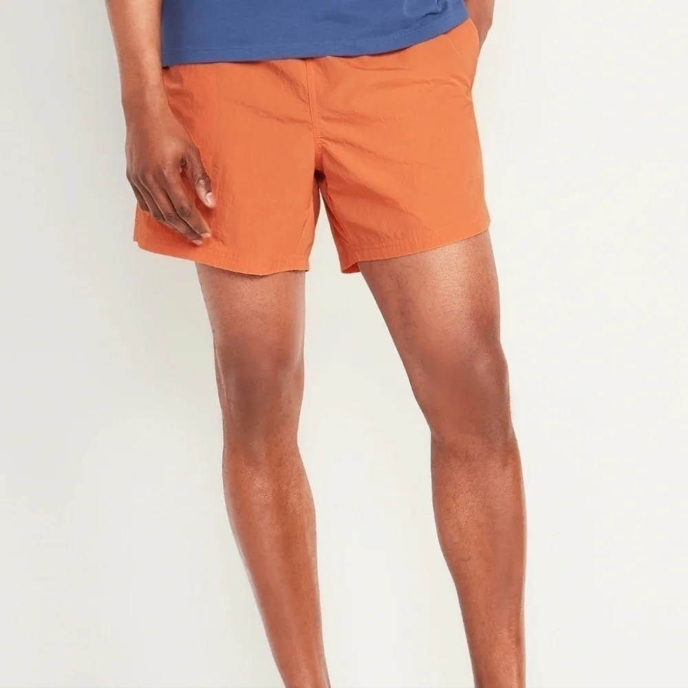 Old Navy Packable Nylon Swim Trunks for Men --5.5-inch inseam